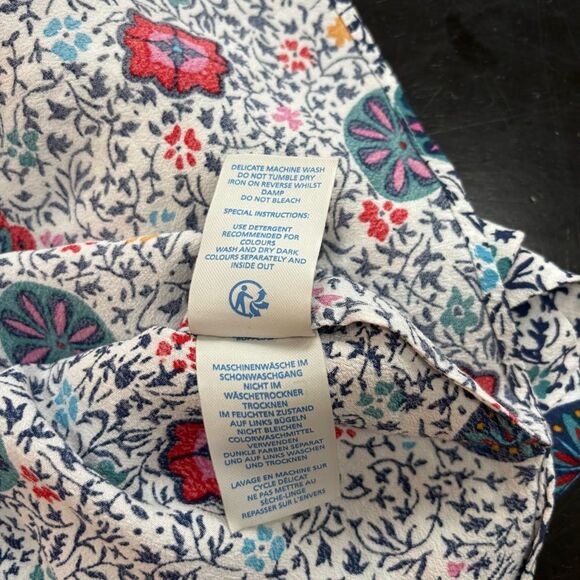 Boden Floral Print Women's Top women’s size 8 - Picture 5 of 6